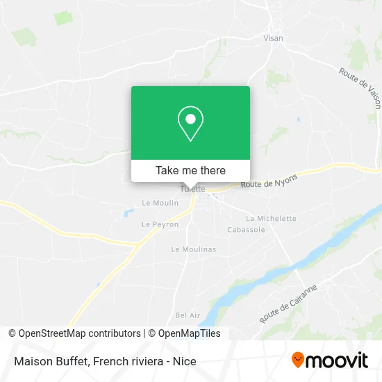 Maison Buffet map