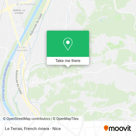 Le Terras map