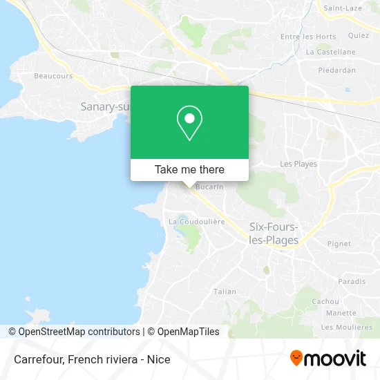 Carrefour map