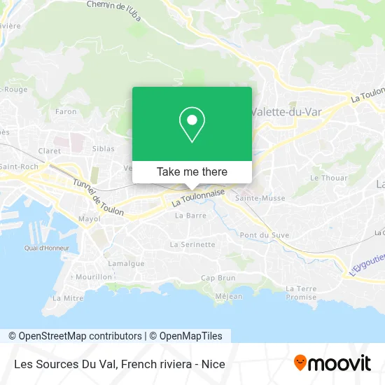 Les Sources Du Val map