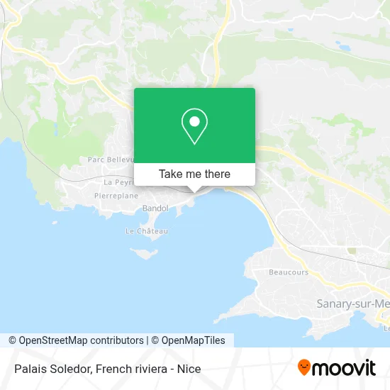 Palais Soledor map