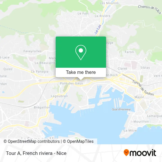 Tour A map