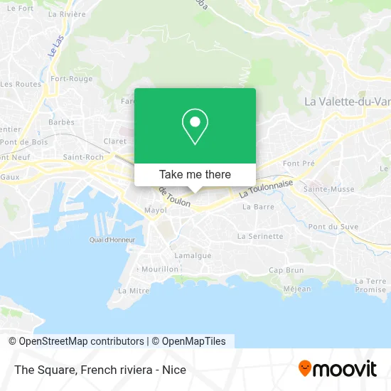 Le Square map
