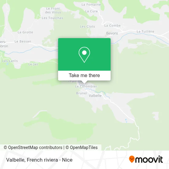 Valbelle map