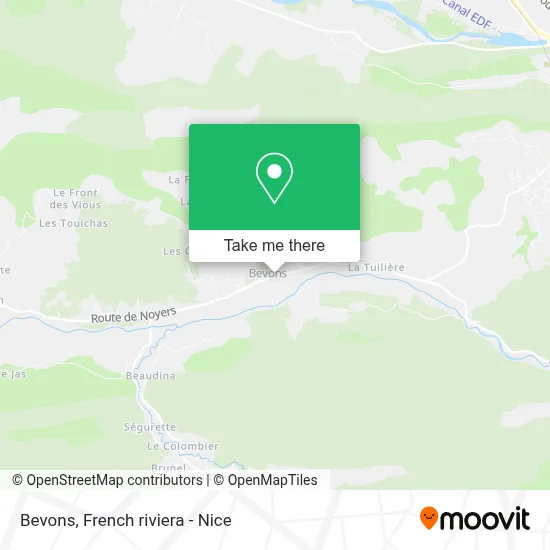 Bevons map