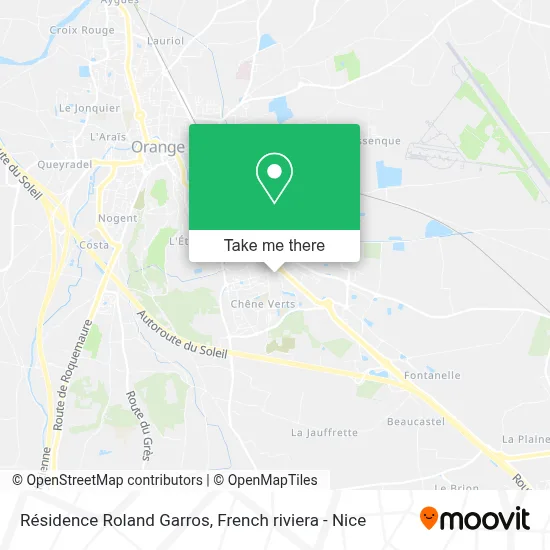 Résidence Roland Garros map