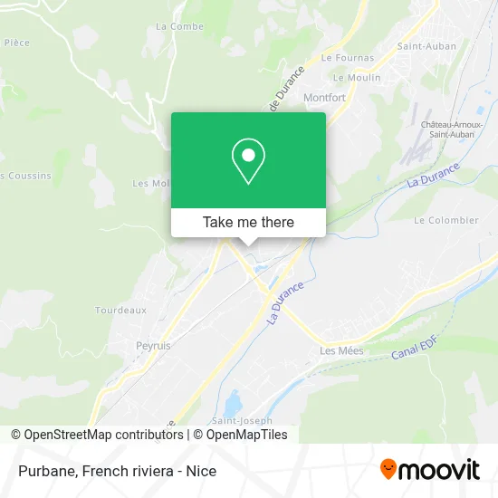 Purbane map