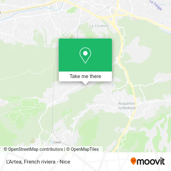 L'Artea map