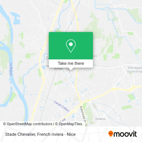 Stade Chevalier map