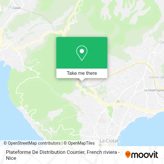 Plateforme De Distribution Courrier map