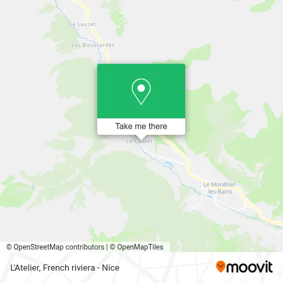 L'Atelier map