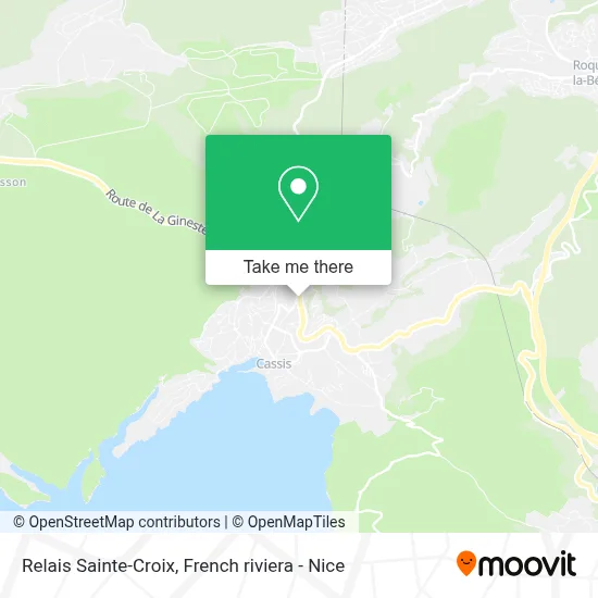 Relais Sainte-Croix map