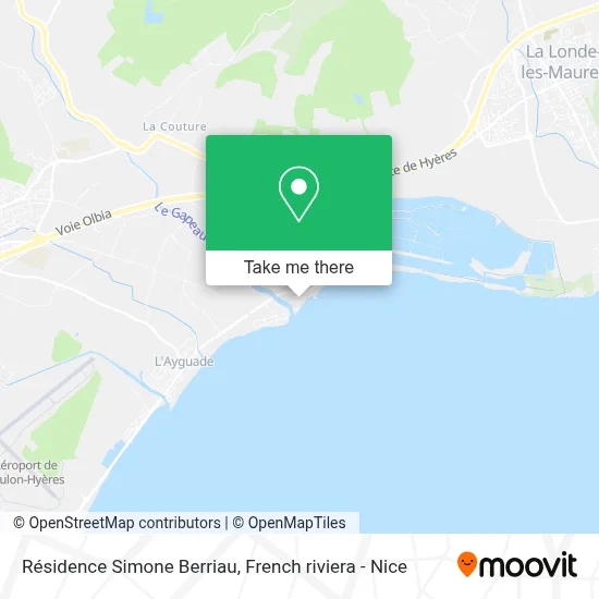 Résidence Simone Berriau map