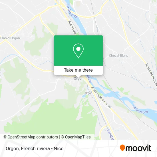 Orgon map