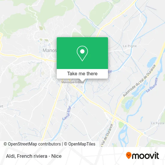 Aldi map