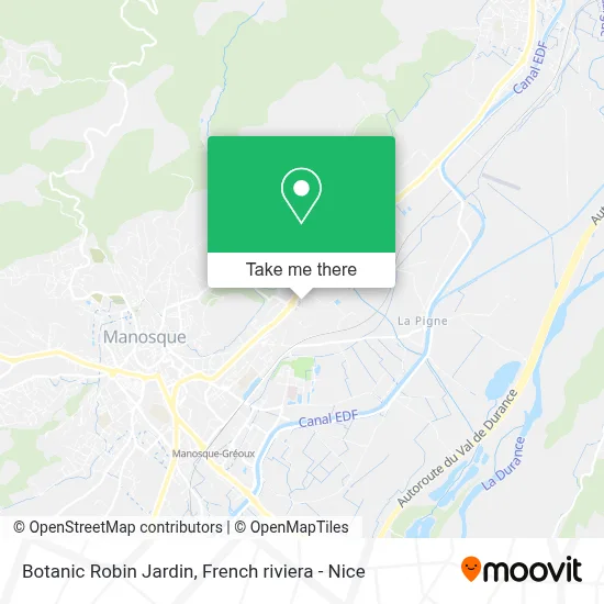 Botanic Robin Jardin map