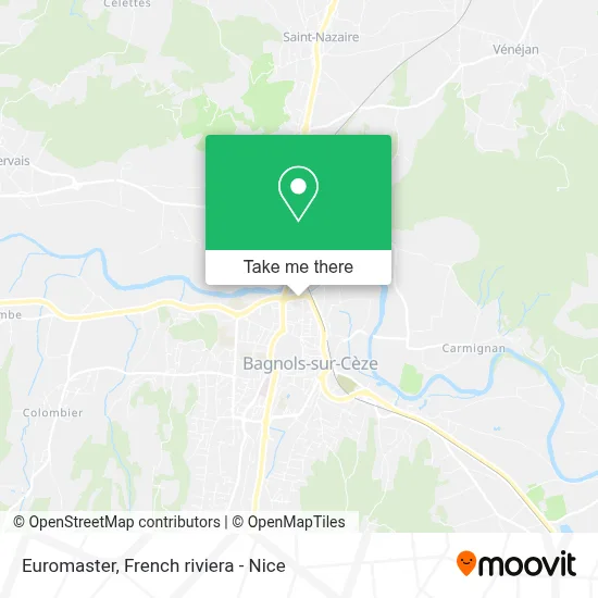 Euromaster map