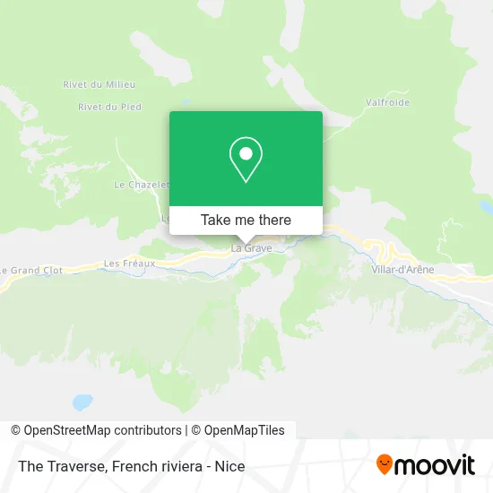 La Traverse map