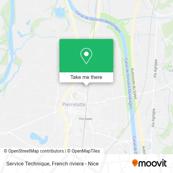 Service Technique map