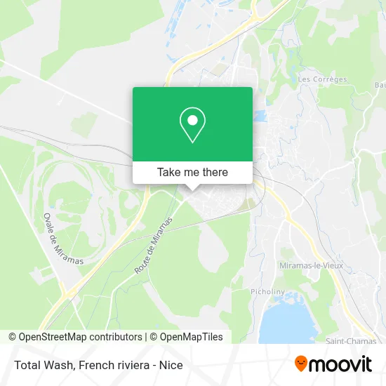 Total Wash map