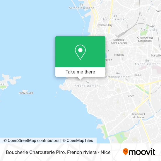 Boucherie Charcuterie Piro map