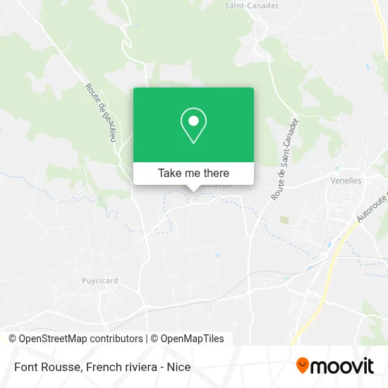 Font Rousse map