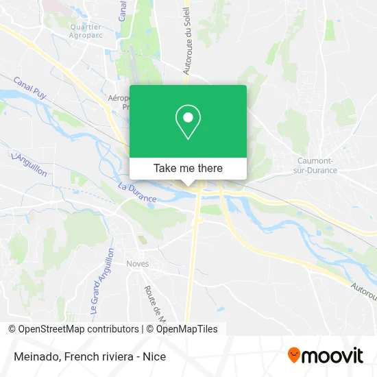 Meinado map