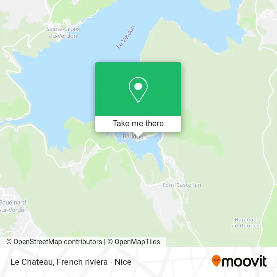 Le Chateau map