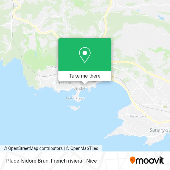 Place Isidore Brun map