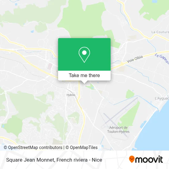 Square Jean Monnet map