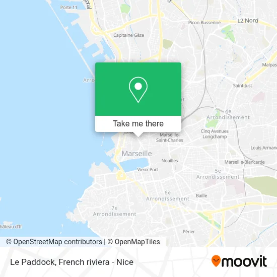 Le Paddock map