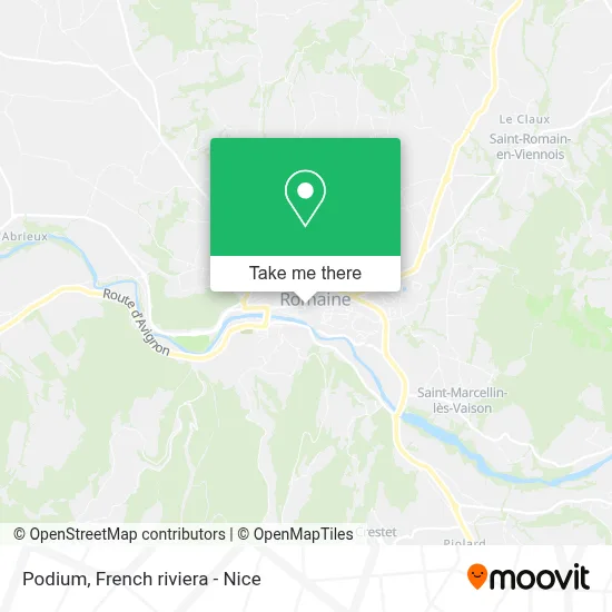 Podium map