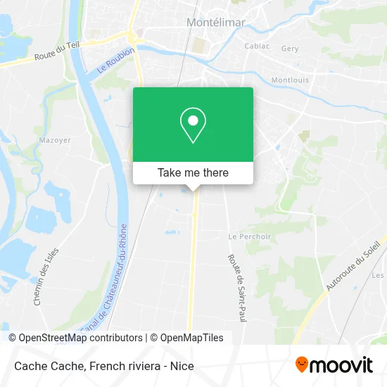 Mapa Cache Cache