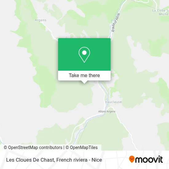 Les Cloues De Chast map