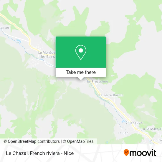 Le Chazal map