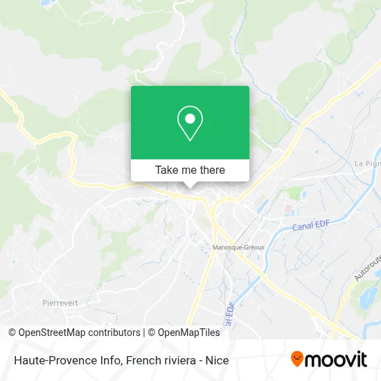 Haute-Provence Info map