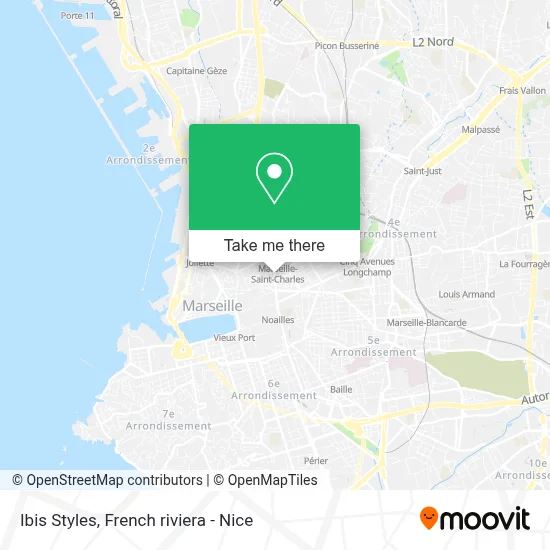 Ibis Styles map