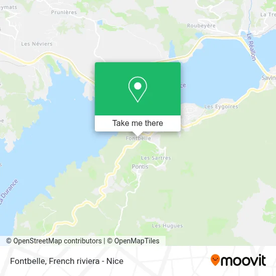 Fontbelle map
