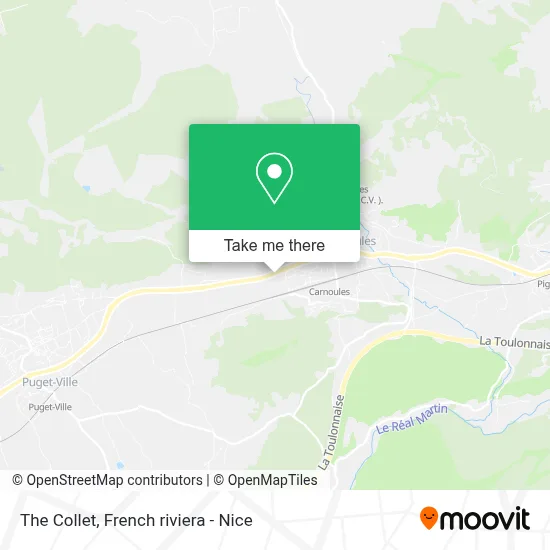 Le Collet map