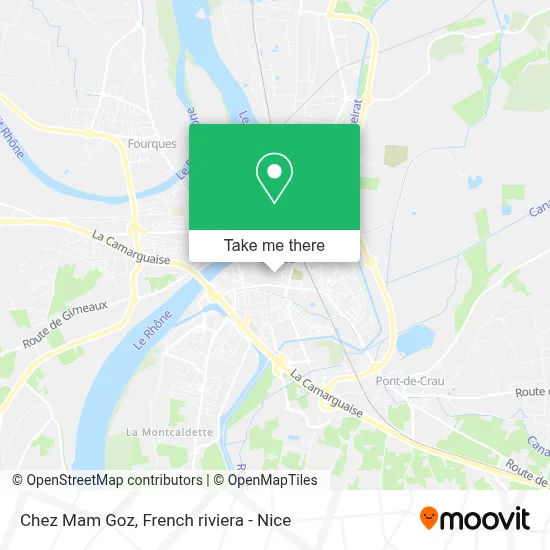 Chez Mam Goz map
