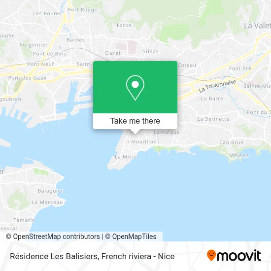 Résidence Les Balisiers map
