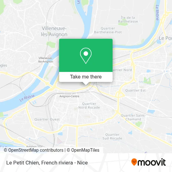 Le Petit Chien map
