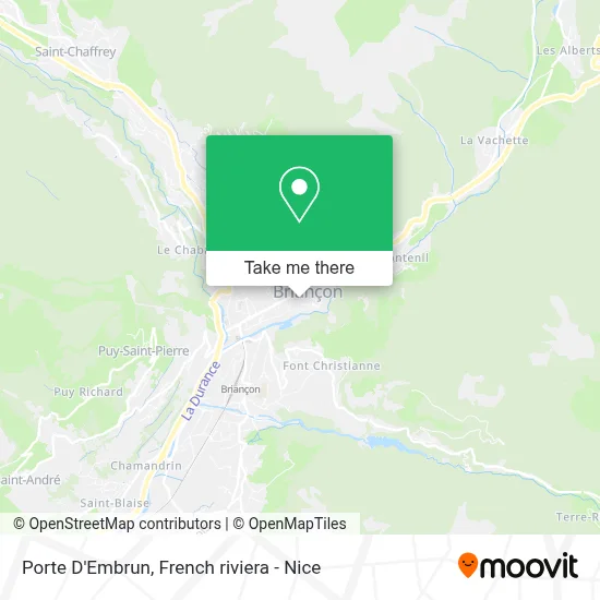 Porte D'Embrun map
