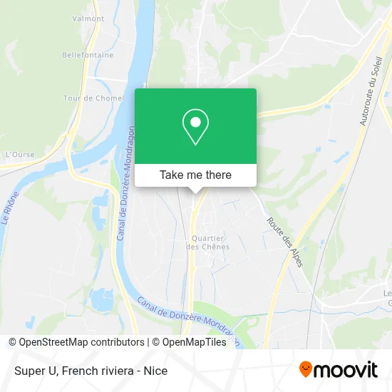 Super U map