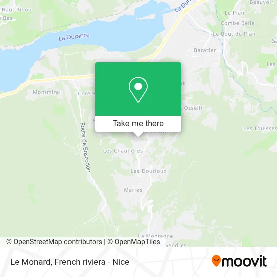 Le Monard map