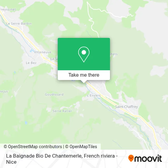 La Baignade Bio De Chantemerle map
