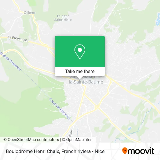Boulodrome Henri Chaix map