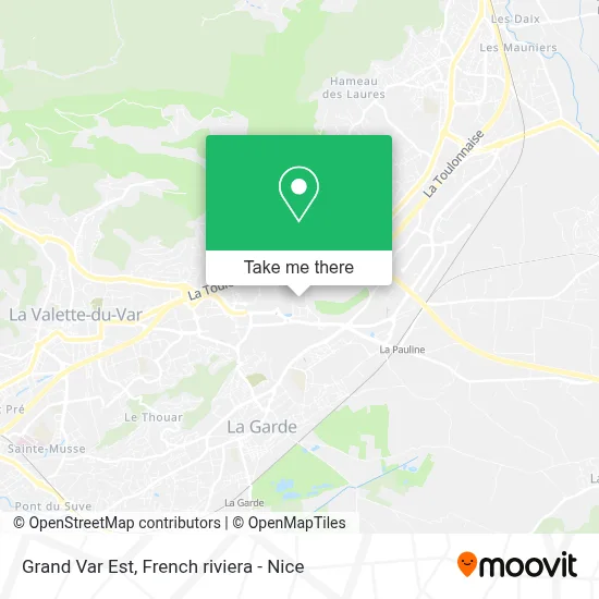 Grand Var Est map