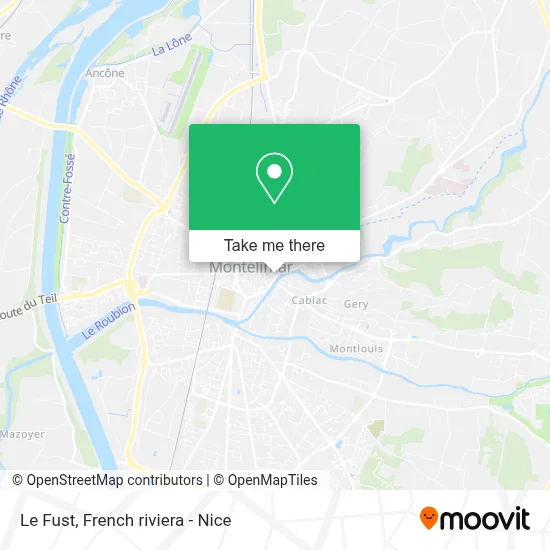 Le Fust map