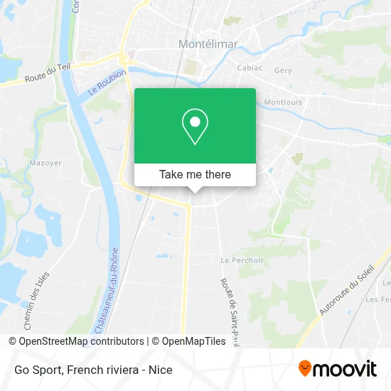 Go Sport map